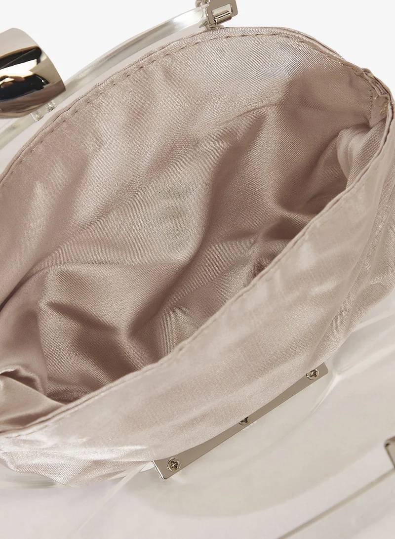 Namshi x Grey Colorful Resin Detailed Clutch for Women | Best Price UAE